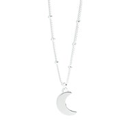 collier lune plaqué argent - SÉLÉNÉ