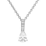 Collier zirconium en argent 925/1000