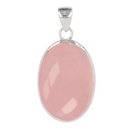 Achetez dès maintenant ce superbe pendentif en quartz rose véritable - Bijou unique et fait main