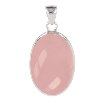 Achetez dès maintenant ce superbe pendentif en quartz rose véritable - Bijou unique et fait main