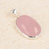 Achetez dès maintenant ce superbe pendentif en quartz rose véritable - Bijou unique et fait main - vue V3