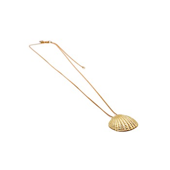 Collier long coquillage
