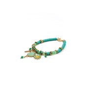 Bracelet grigris gomme turquoise