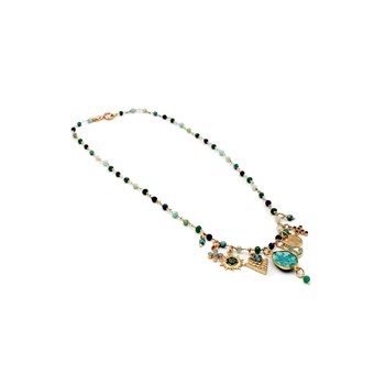 Collier grigris chrysocolle