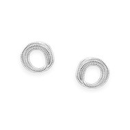 Boucles d'oreilles en argent 925 rhodié