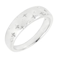 Bague étoiles en argent 925/1000