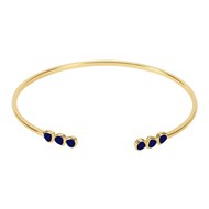 Jonc Bangle Up Lumi bleu nuit