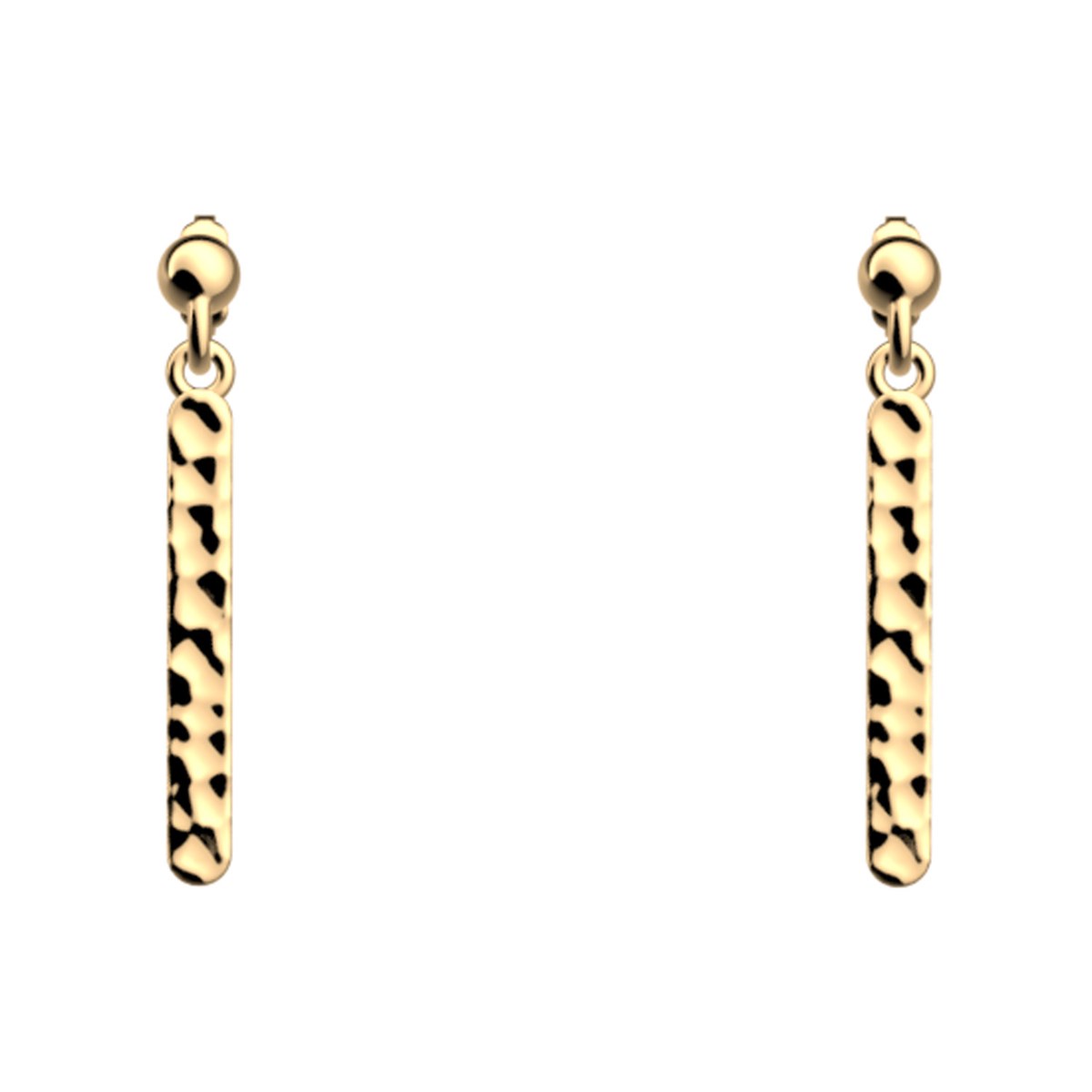 Boucles d'oreilles Les Georgettes Pure dorées
25mm