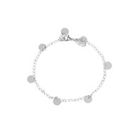 Bracelet ajustable classique original argenté INDRA