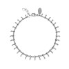 Bracelet contemporain ajustable en argent ALEGRIA - vue V1