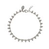 Bracelet discret perles en argent GYPSY - vue V1