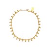 Bracelet discret perles doré à l'or fin 24k GYPSY - vue V1