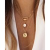 Collier chaine Pure torsadé laiton doré or fin 24K LOCK TORSADE - vue V2