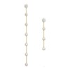 Boucles d'oreilles Swarovski Constella dorées - vue V1