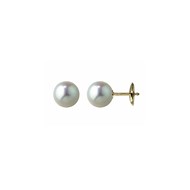 Boucles d'oreilles Brillaxis or perles de culture
7,5/8 mm