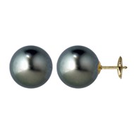 Boucles d'oreilles or 18 carats perles de Tahiti
9/9,5 mm