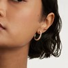 Boucles d'oreilles créoles PDPaola Crown dorées - vue V3