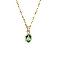 Collier Swarovski Chroma goutte verte