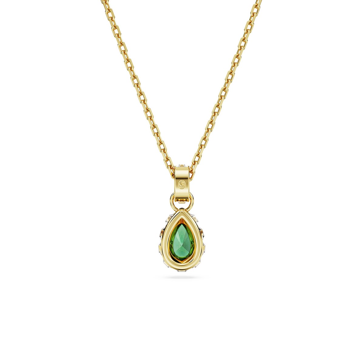 Collier Swarovski Chroma goutte verte - vue 3