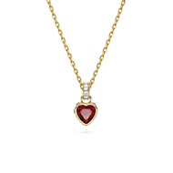 Collier Swarovski Chroma coeur rouge