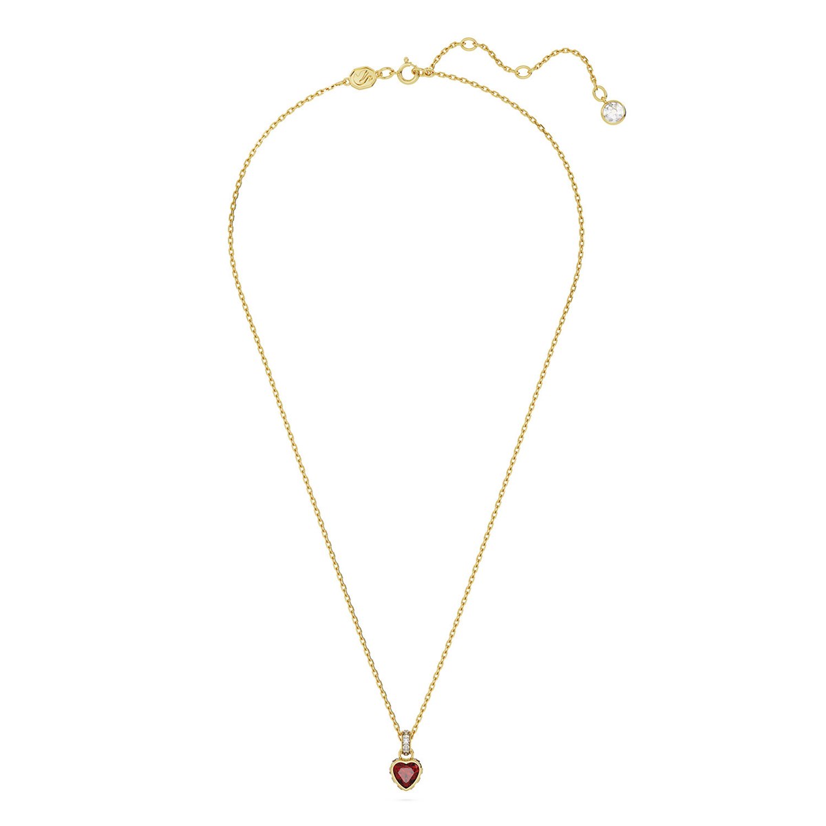 Collier Swarovski Chroma coeur rouge - vue 2