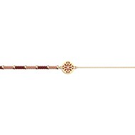 Bracelet Les Georgettes doré laqué bordeaux
perles rouge Collection Les Cadettes