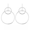 Boucles d'oreilles Agatha Cassini argent - vue V1