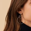 Boucles d'oreilles Agatha Cassini argent - vue V2