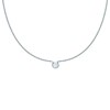 Collier ras de cou Agatha Brillant argent - vue V1