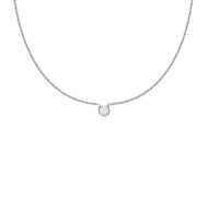 Collier ras de cou Agatha Brillant argent