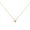 Collier ras de cou Agatha Brillant en argent doré - vue V1