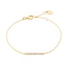 Bracelet souple Agatha Barshine doré - vue V1