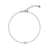 Bracelet souple Agatha Brillant argent - vue V1