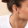 Boucles d'oreilles puces Agatha en argent doré
Collection Barshine - vue V2