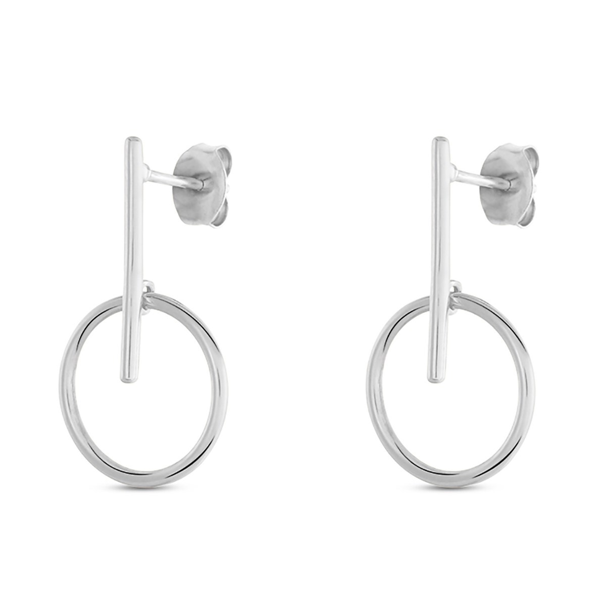 Boucles d'oreilles Agatha Philring argent