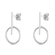 Boucles d'oreilles Agatha Philring argent