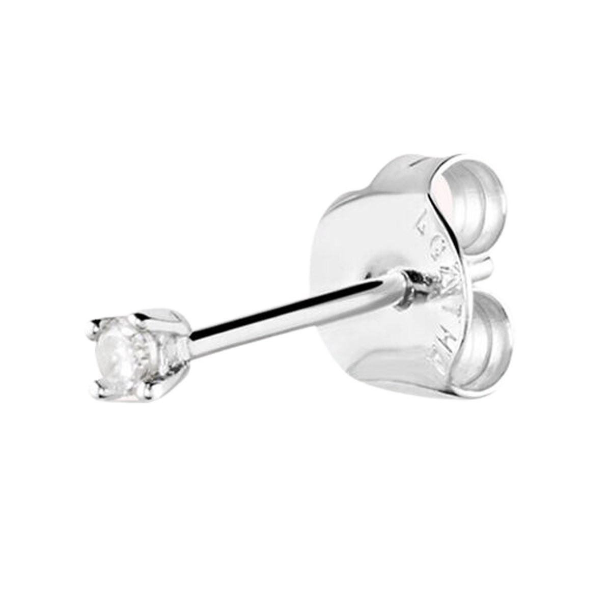 Piercing puce Agatha Mini argent