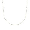 Collier Brillaxis perles de Miyuki turquoise
plaqué or 750/1000 - vue V1