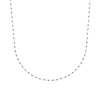 Collier Brillaxis perles de Miyuki bleu roi
plaqué or 750/1000 - vue V1