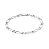 Bracelet Brillaxis maille gourmette argent rhodié
21cm - vue V1