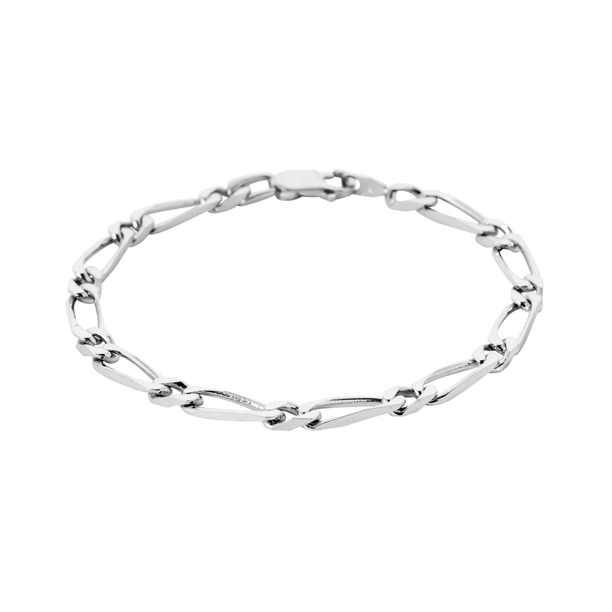 Bracelet Brillaxis maille gourmette argent rhodié
21cm