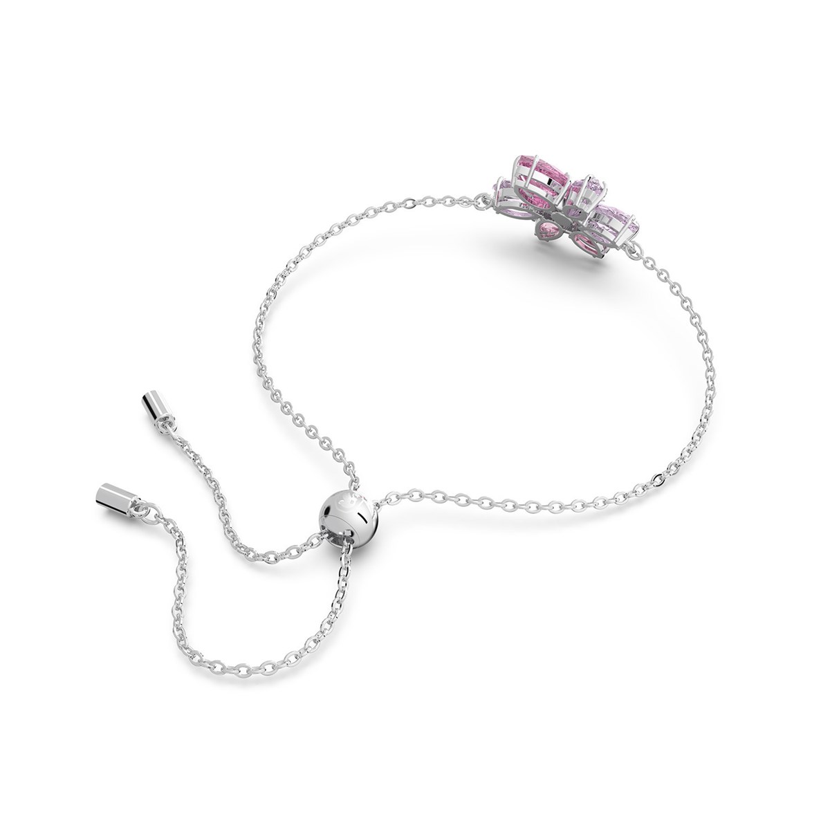 Bracelet Swarovski Gema cristaux roses - vue 3