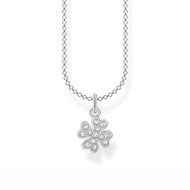 Collier Thomas Sabo trèfle argent oxydes