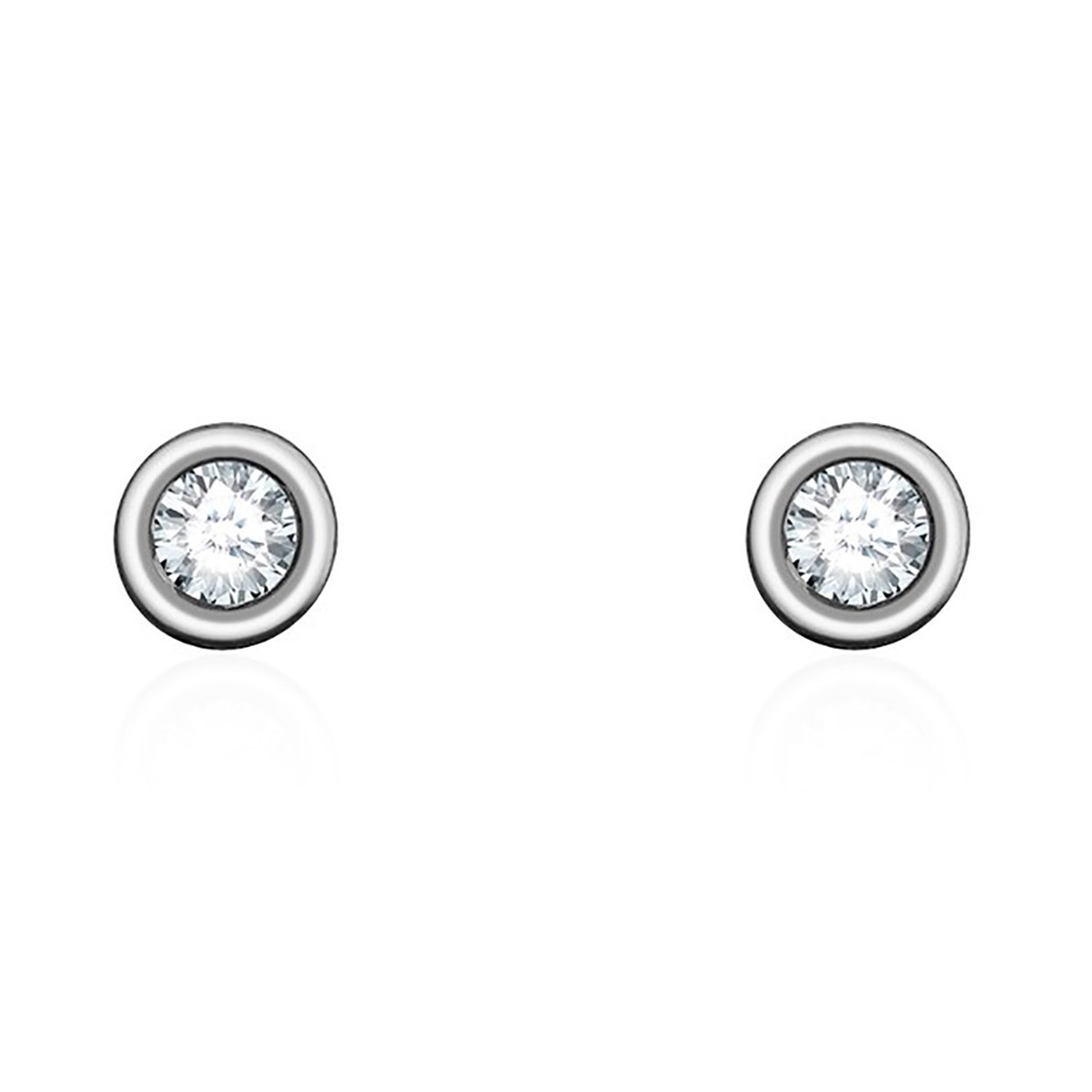 Boucles d'oreilles puces en argent Agatha
Collection Brillant - vue 3