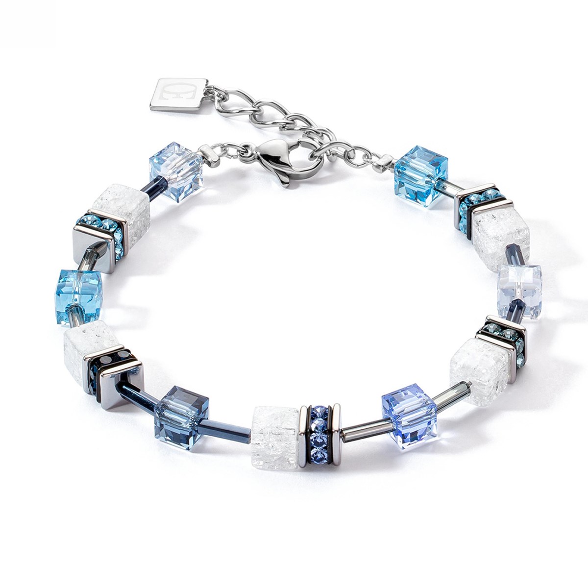 Bracelet Coeur de Lion Geocube Iconic Nature
bleu blanc