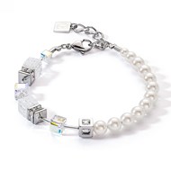 Bracelet Coeur de Lion GéoCube Precious Fusion
pearls blanc