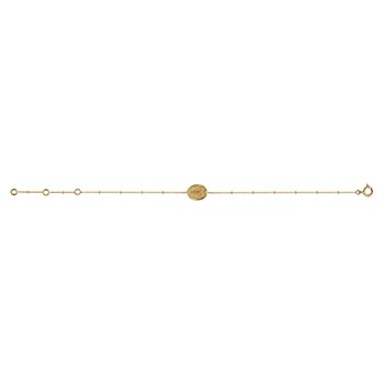 Bracelet chaine vierge miraculeuse or jaune