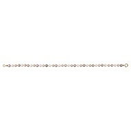 Bracelet perles de culture 3 couleurs or jaune