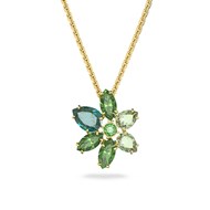 Pendentif Swarovski Gema fleur verte