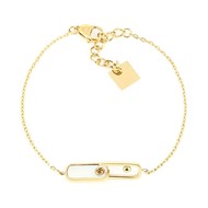 Bracelet Zag Bijoux gold shell pearl  nacre